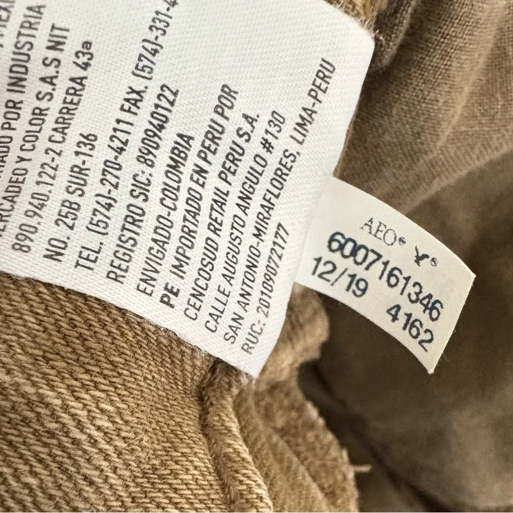 American Eagle Outfitters Men's Brown Corduroy Pants